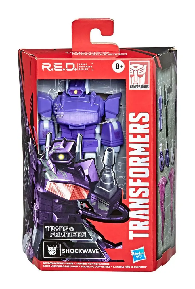 The Transformers Generations R.E.D. Shockwave akciófigura 15 cm termékfotó