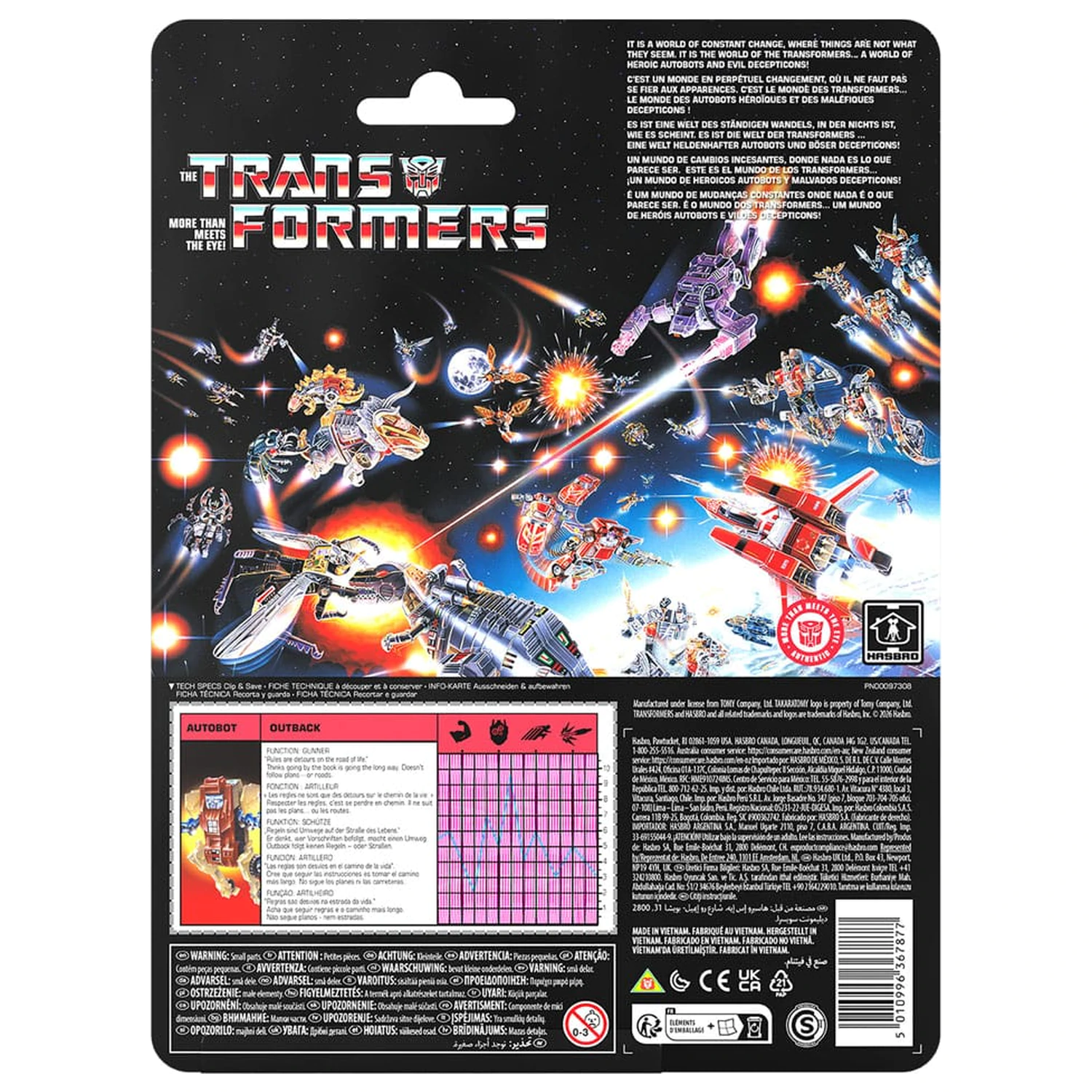 The Transformers Retro G1 akciófigura Autobot Outback 13 cm termékfotó