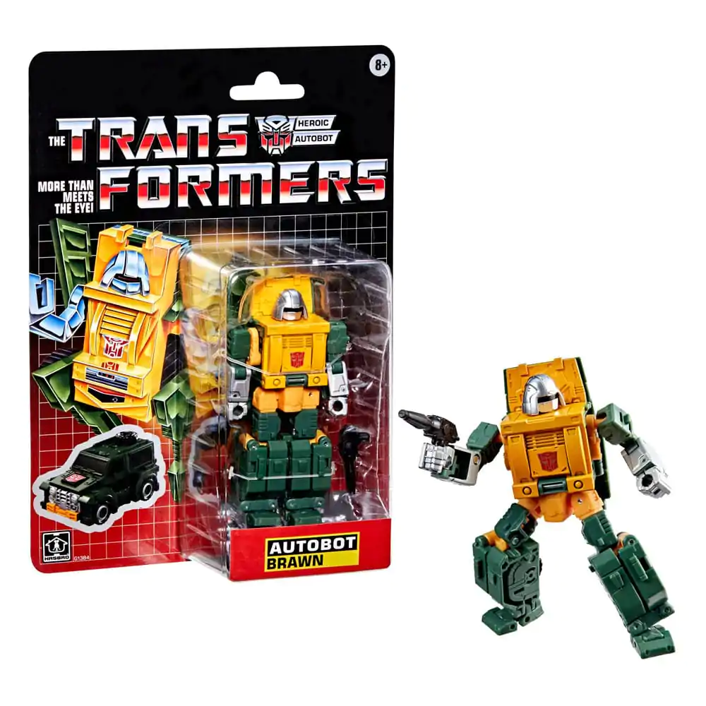 The Transformers Retro G1 Autobot Brawn akciófigura 13 cm termékfotó