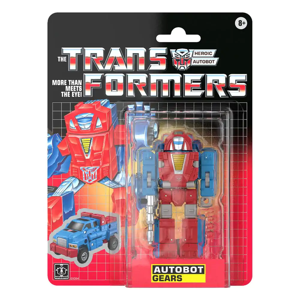 The Transformers Retro G1 Autobot Gears akciófigura 12 cm termékfotó