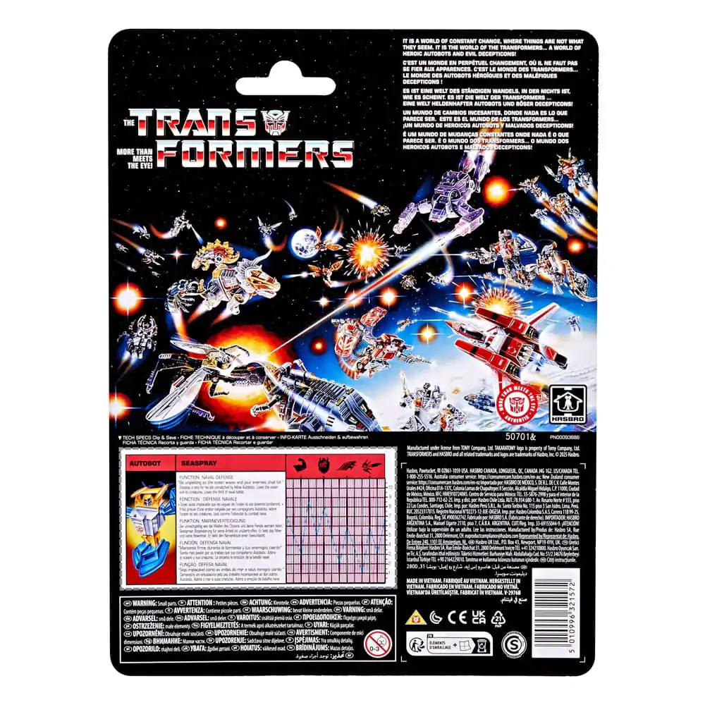The Transformers Retro G1 Autobot Seaspray akciófigura 13 cm termékfotó
