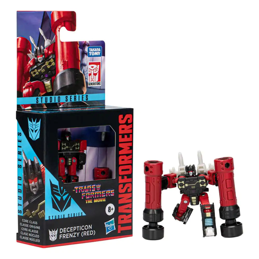 The Transformers: The Movie Generations Studio Series Core Class Decpticon Frenzy (Red) akciófigura 9 cm termékfotó
