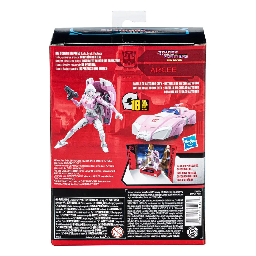 The Transformers: The Movie Generations Studio Series Deluxe Class 2022 Arcee akciófigura 11 cm termékfotó