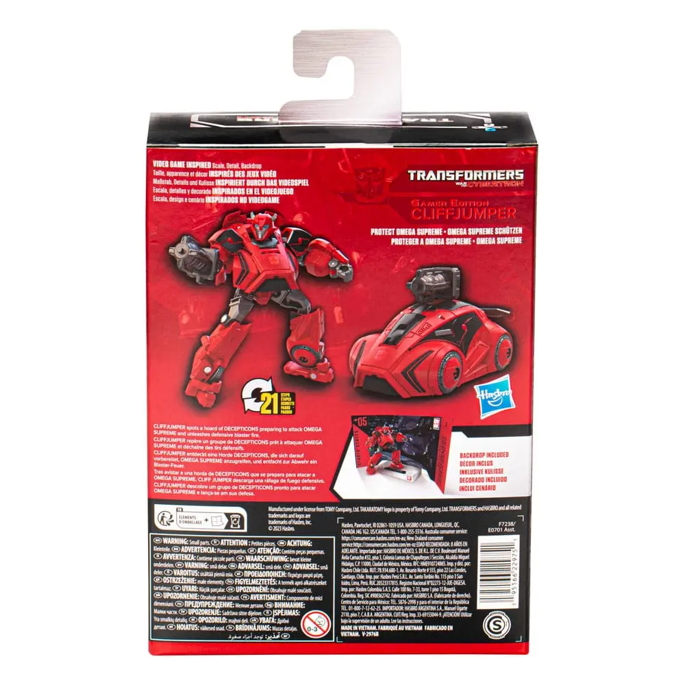 The Transformers: The Movie Generations Studio Series Deluxe Class Gamer Edition 05 Cliffjumper akciófigura 11 cm termékfotó