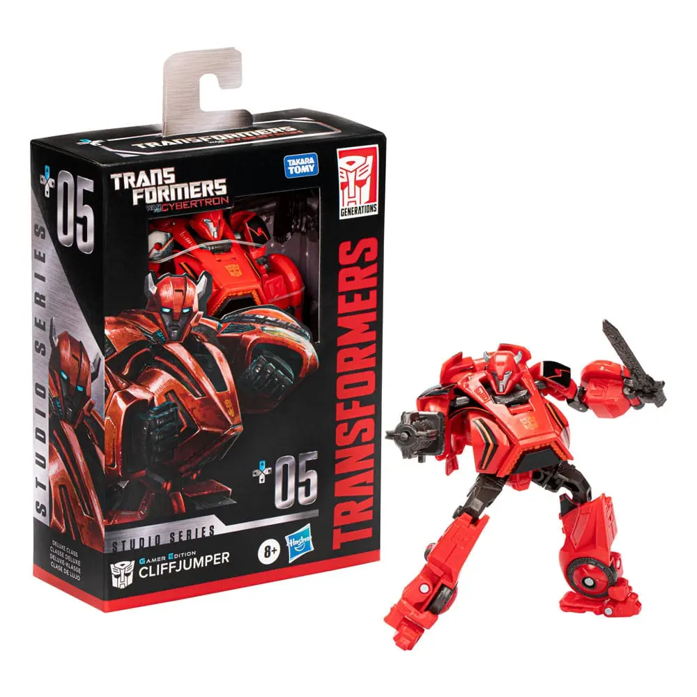 The Transformers: The Movie Generations Studio Series Deluxe Class Gamer Edition 05 Cliffjumper akciófigura 11 cm termékfotó