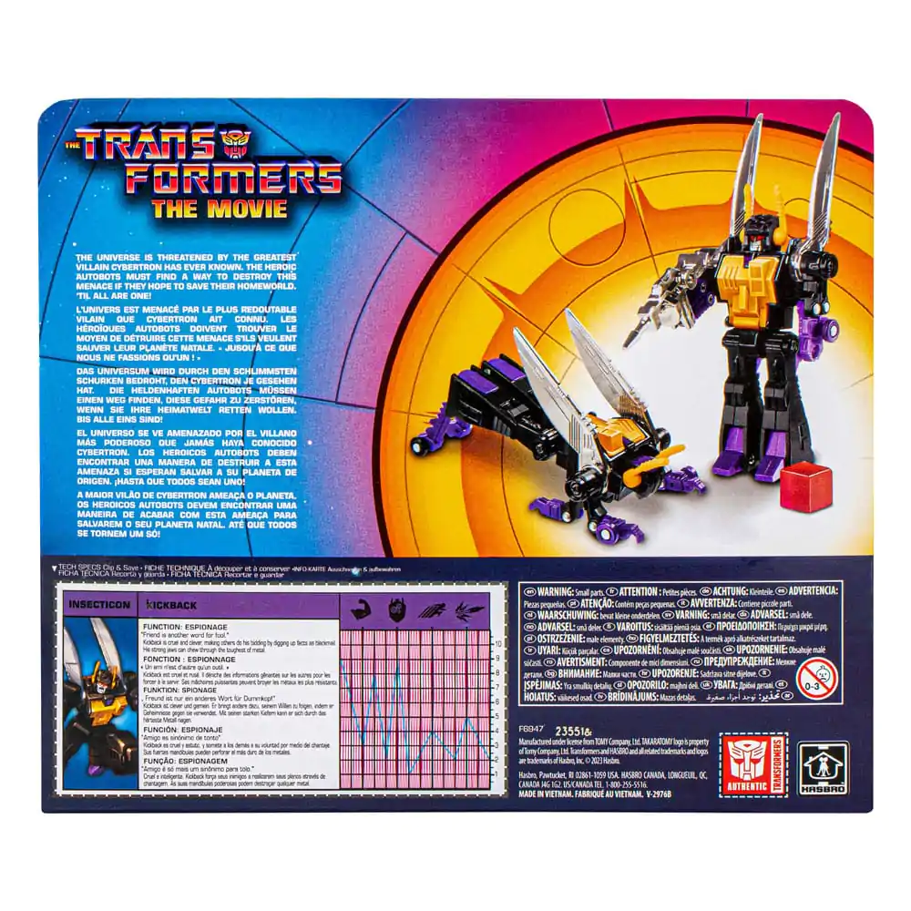 The Transformers: The Movie Retro Kickback akciófigura 14 cm termékfotó