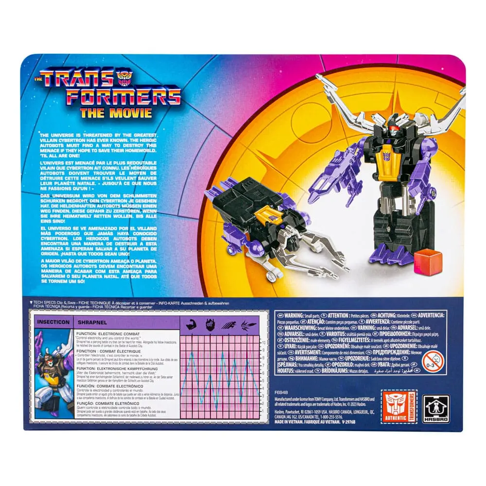 The Transformers: The Movie Retro Shrapnel akciófigura 14 cm termékfotó