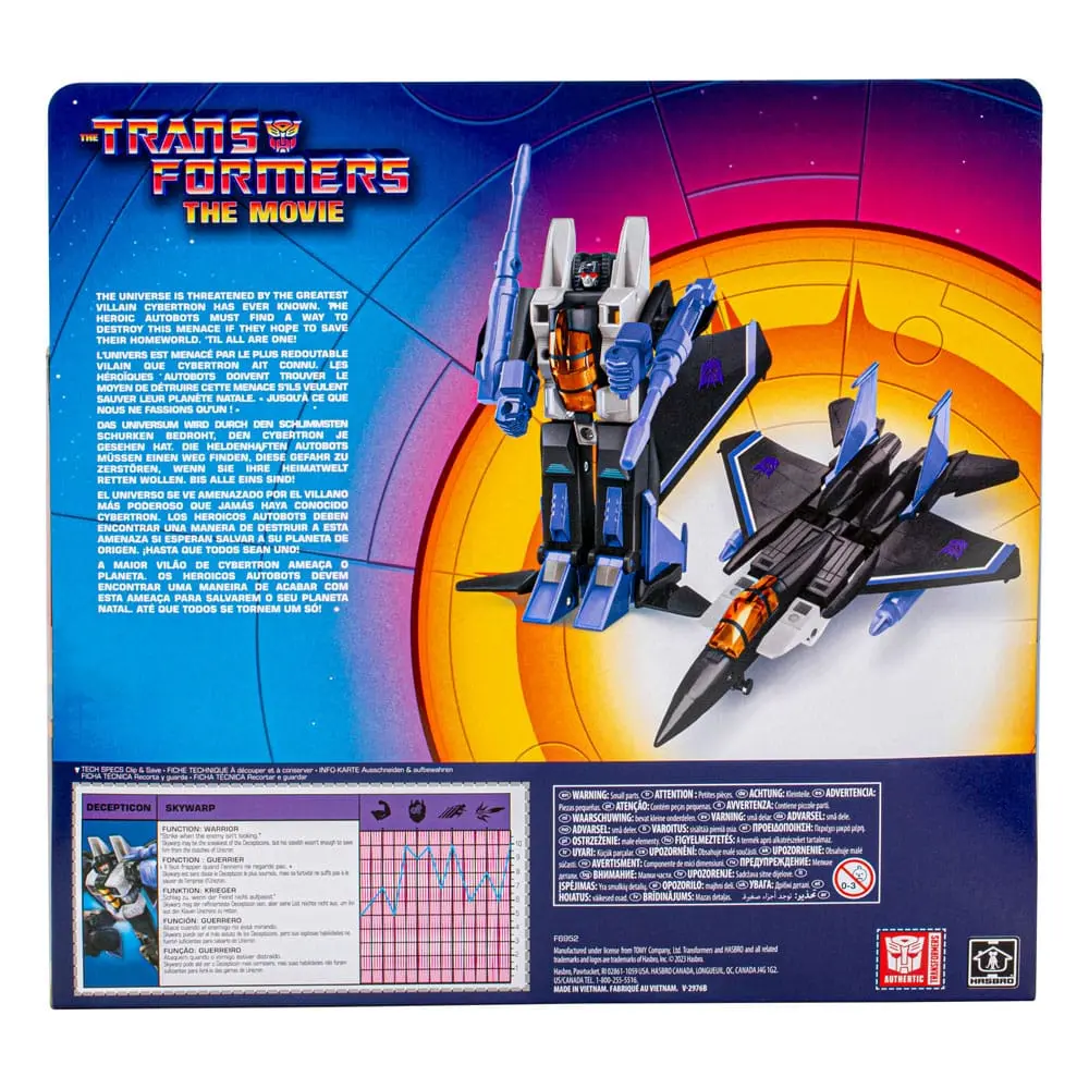 The Transformers: The Movie Retro Skywarp akciófigura 14 cm termékfotó