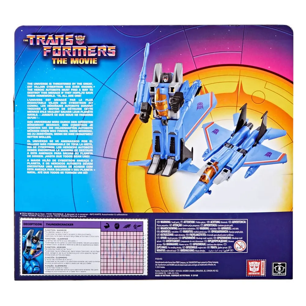 The Transformers: The Movie Retro Thundercracker akciófigura 14 cm termékfotó