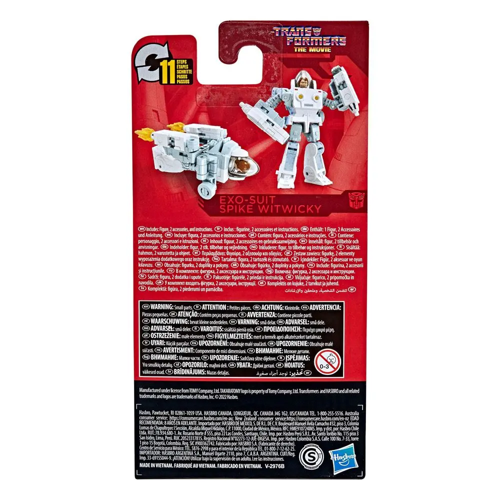 The Transformers: The Movie Studio Series Core Class 2022 Exo-Suit Spike Witwicky akciófigura 9 cm termékfotó