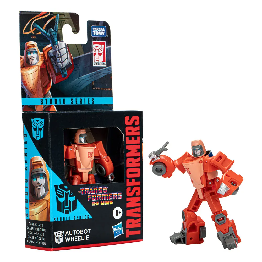 The Transformers: The Movie Studio Series Core Class Autobot Wheelie akciófigura 9 cm termékfotó