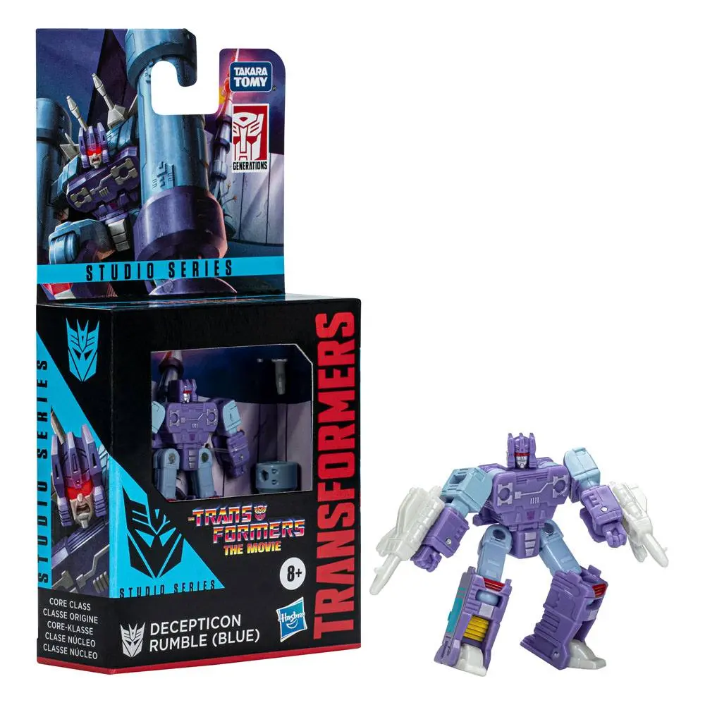The Transformers: The Movie Studio Series Core Class Decepticon Rumble (Blue) akciófigura 9 cm termékfotó