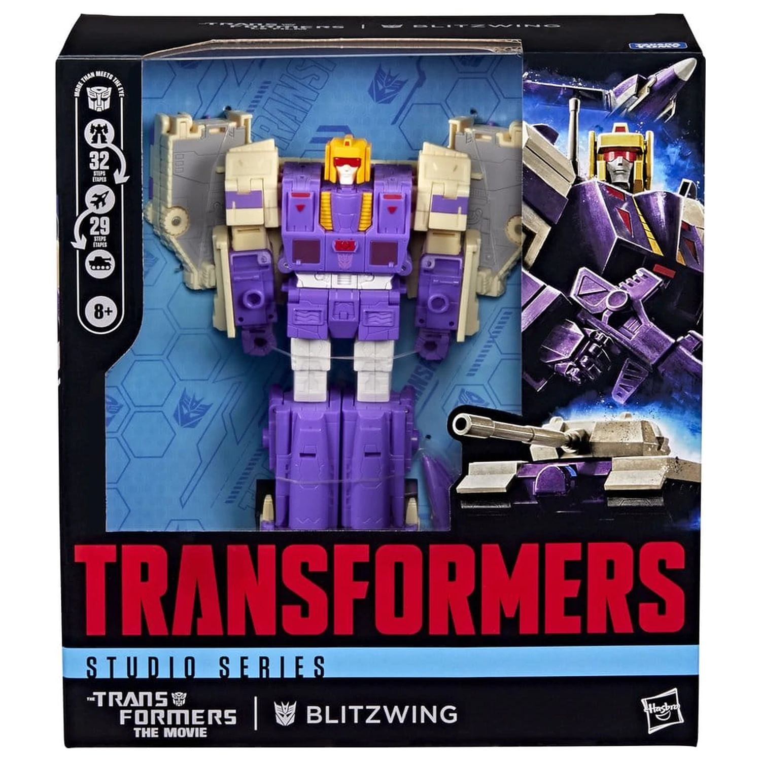The Transformers: The Movie Studio Series Leader Class akciófigura Blitzwing 18 cm termékfotó