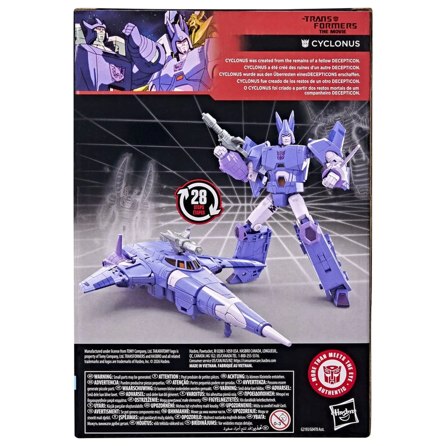 The Transformers: The Movie Studio Series Voyager Class akciófigura Cyclonus 20 cm termékfotó
