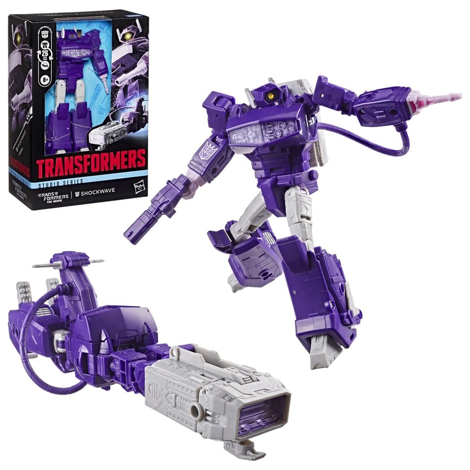 The Transformers: The Movie Studio Series Voyager Class akciófigura Shockwave 17 cm termékfotó
