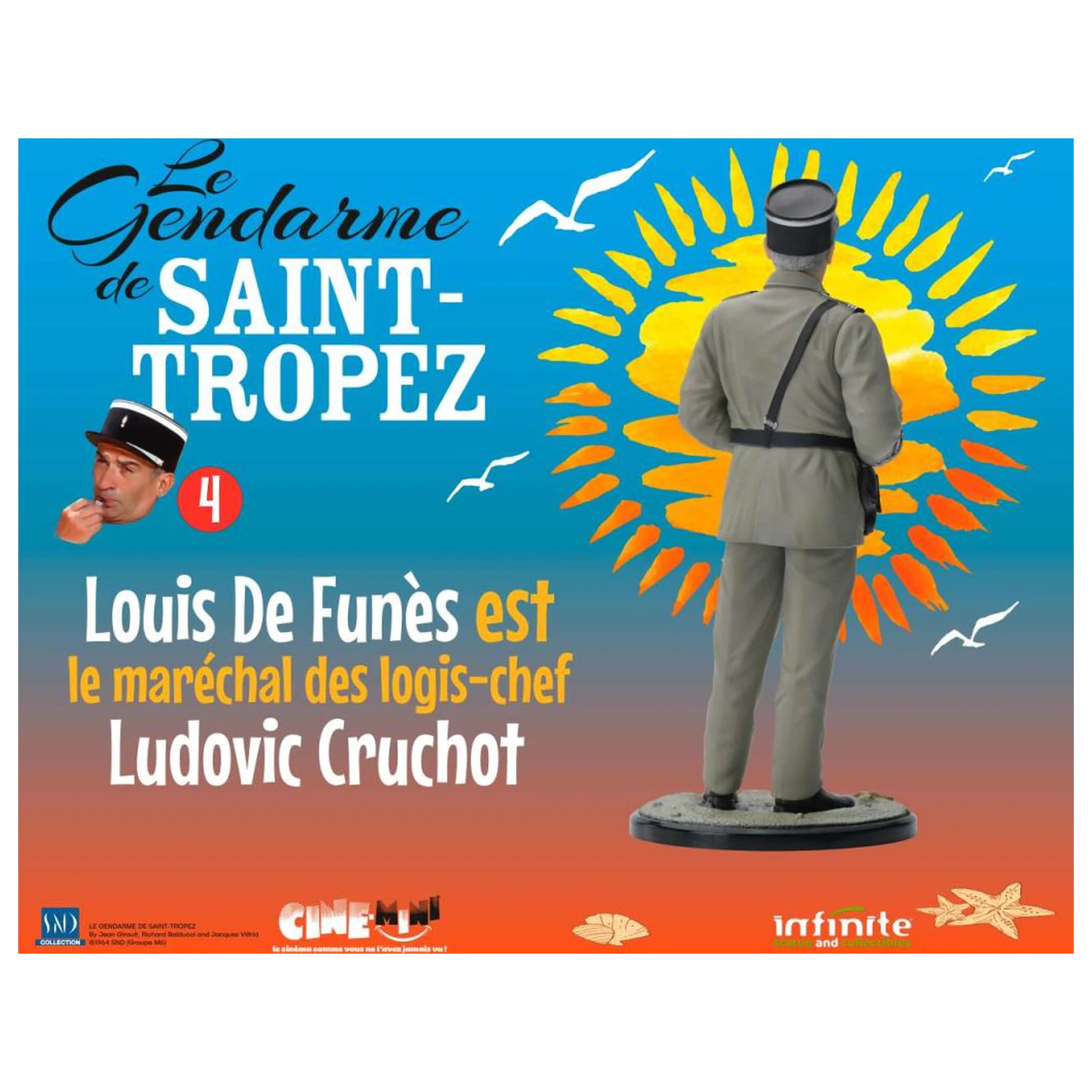 The Troops of St. Tropez Ludovic Cruchot figura 16 cm termékfotó