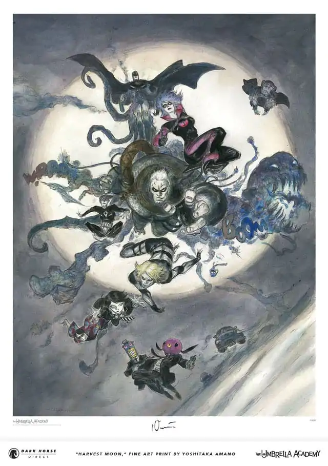 The Umbrella Academy Art Print by Yoshitaka Amano 60 x 80 cm termékfotó