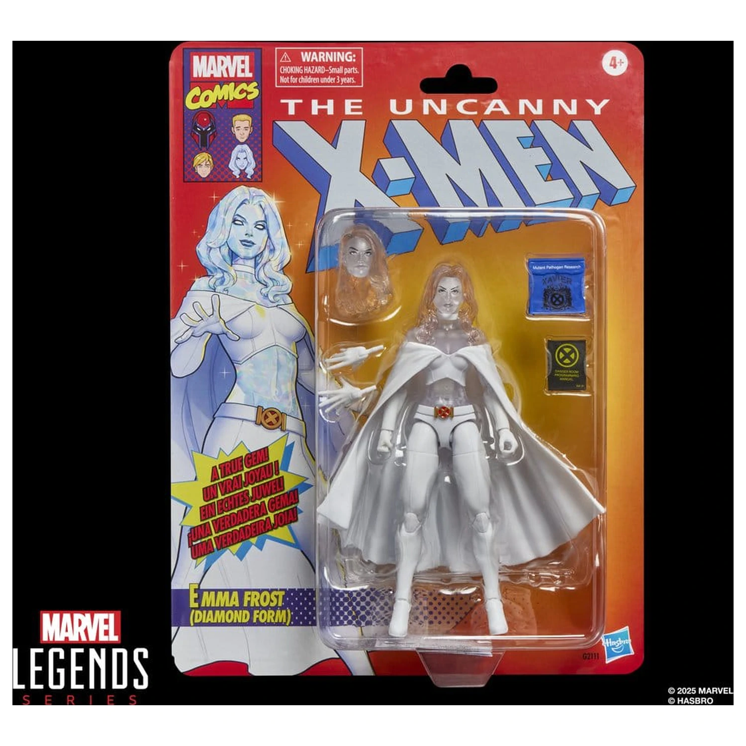 The Uncanny X-Men Marvel Legends akciófigura Emma Frost (Diamond Form) 15 cm termékfotó