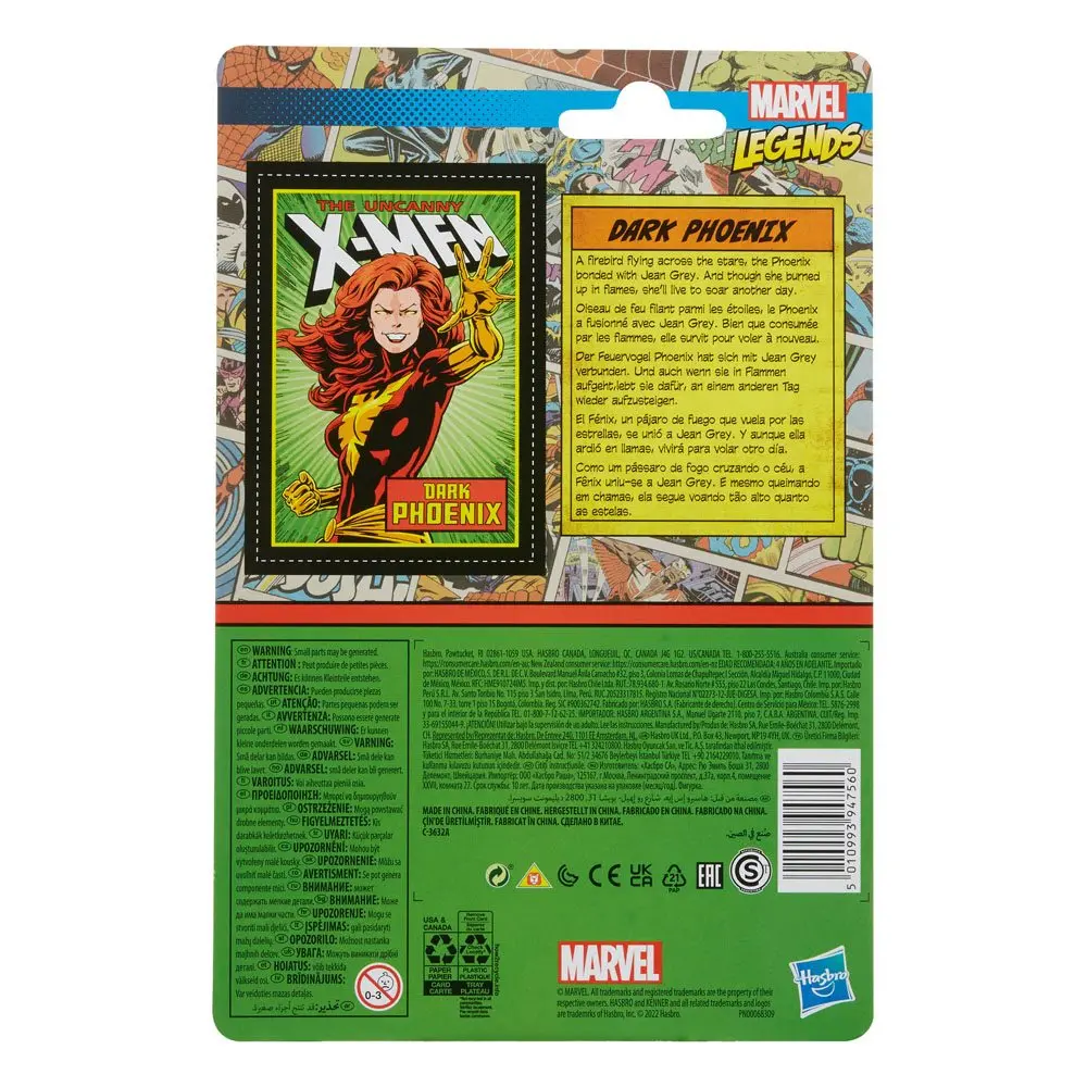 The Uncanny X-Men Marvel Legends Retro Collection 2022 Dark Phoenix akciófigura 10 cm termékfotó