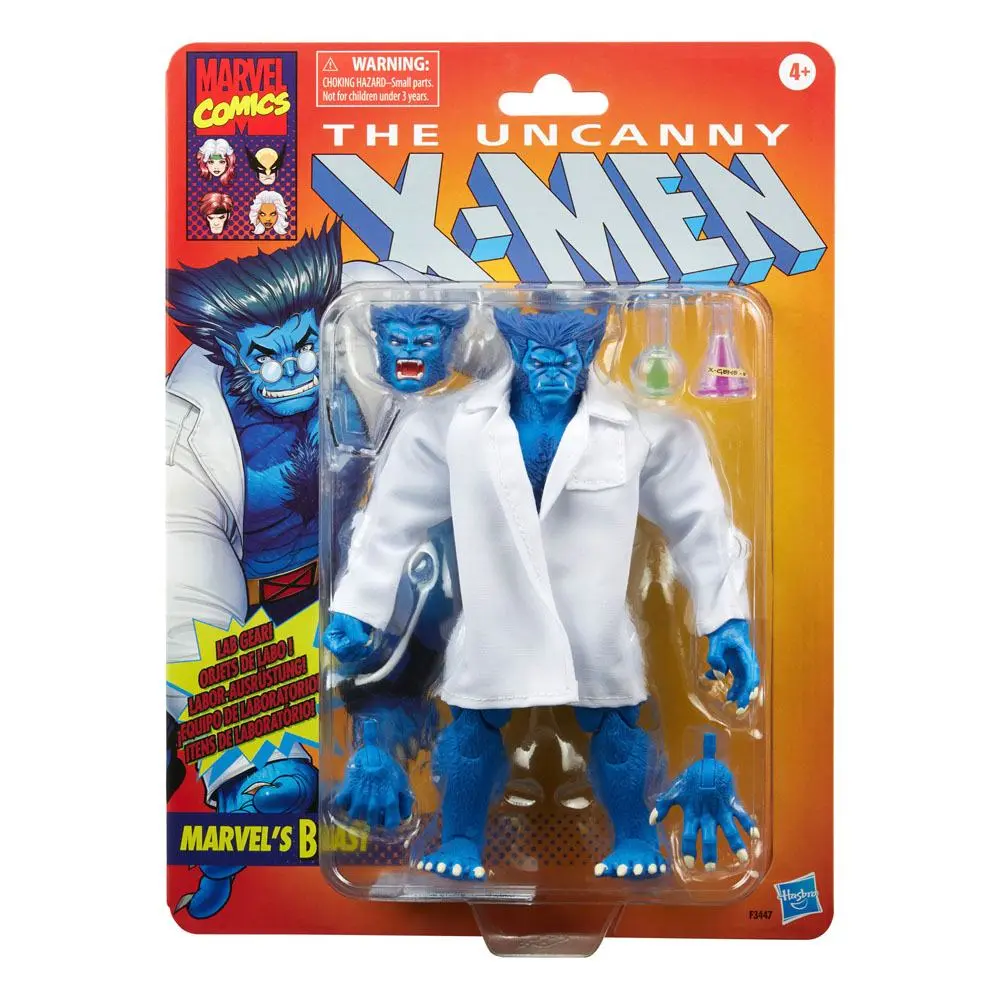 The Uncanny X-Men Marvel Legends Retro Marvel's Beast akciófigura 15 cm termékfotó