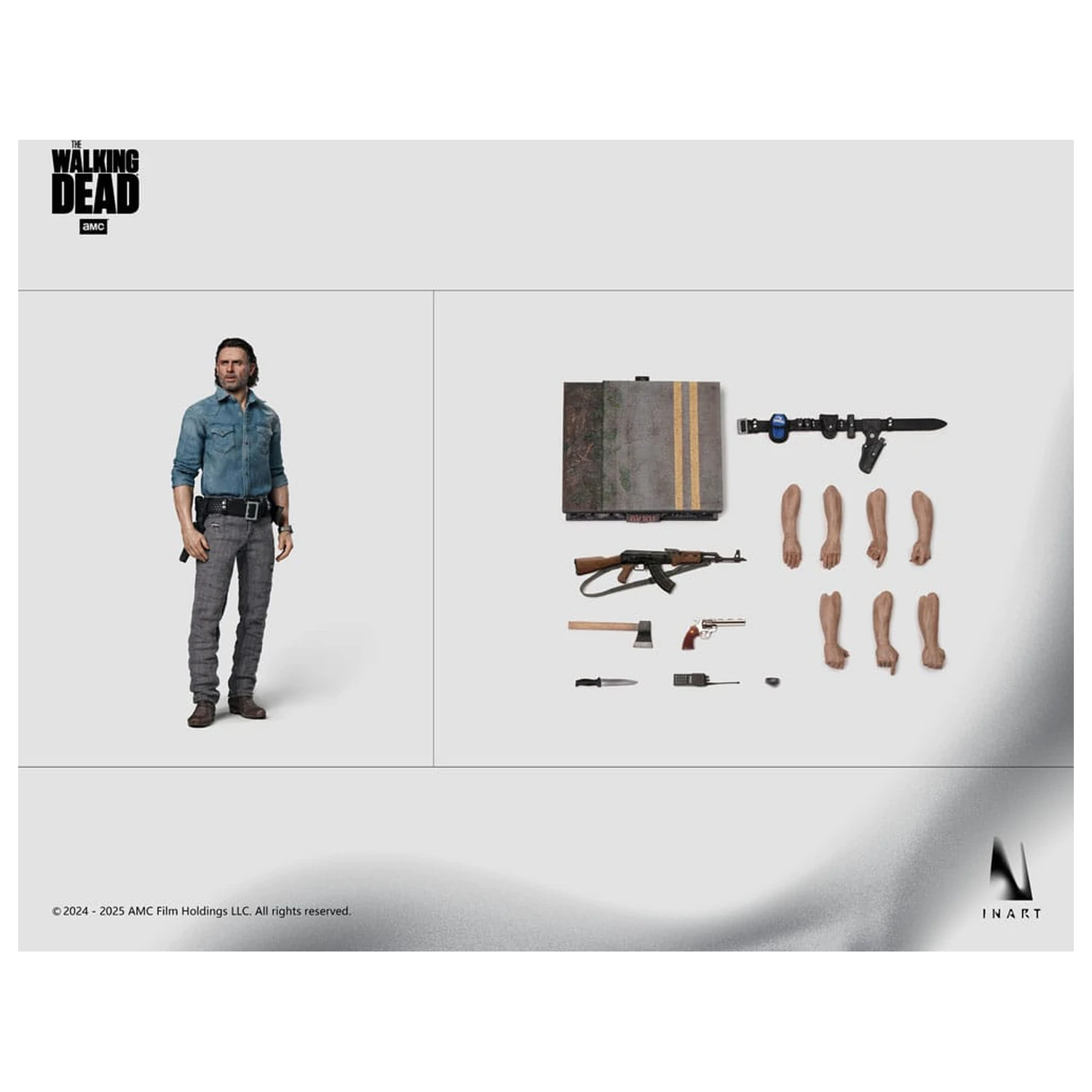 The Walking Dead 1/6 Rick Grimes akciófigura 35 cm termékfotó