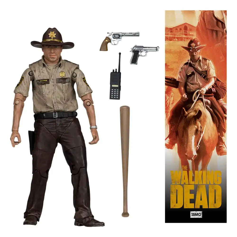 The Walking Dead akciófigura Rick Grimes (Season 1) 15 cm termékfotó