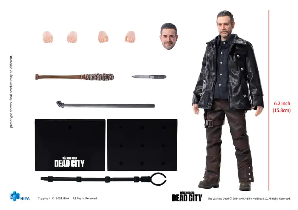 The Walking Dead: Dead City Exquisite Super Series 1/12 Negan akciófigura 16 cm termékfotó