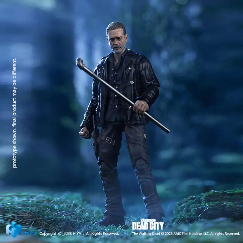 The Walking Dead Exquisite Mini akciófigura 1/18 Dead City Negan 11 cm termékfotó