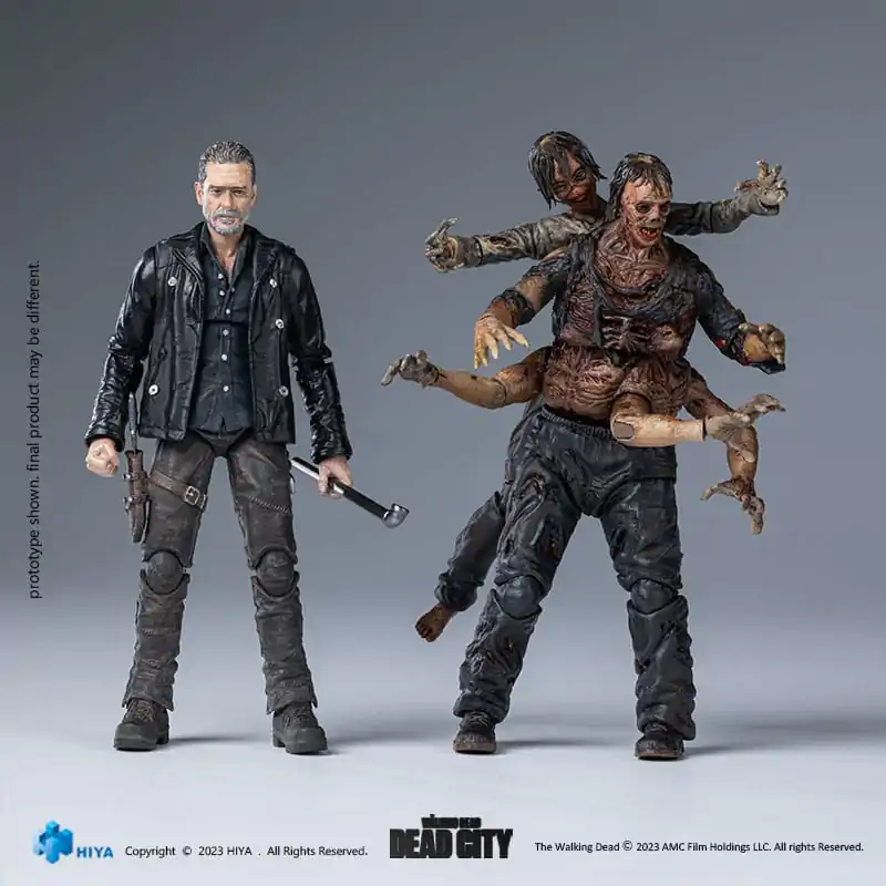 The Walking Dead Exquisite Mini akciófigura 1/18 Dead City Walker King 11 cm termékfotó