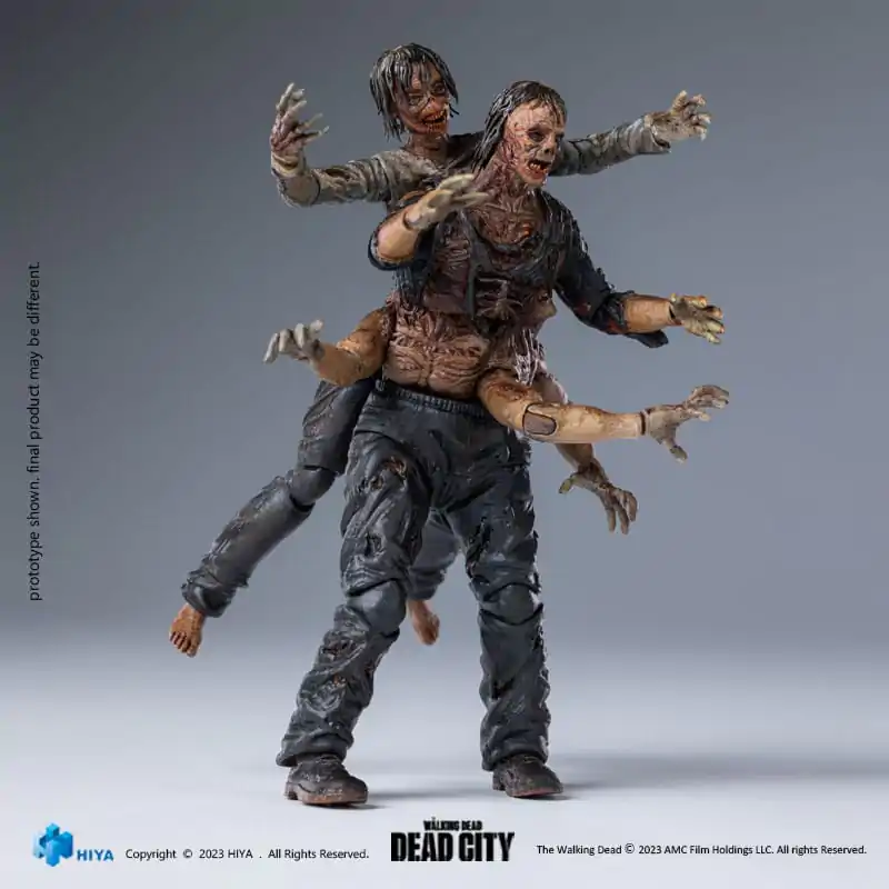 The Walking Dead Exquisite Mini akciófigura 1/18 Dead City Walker King 11 cm termékfotó