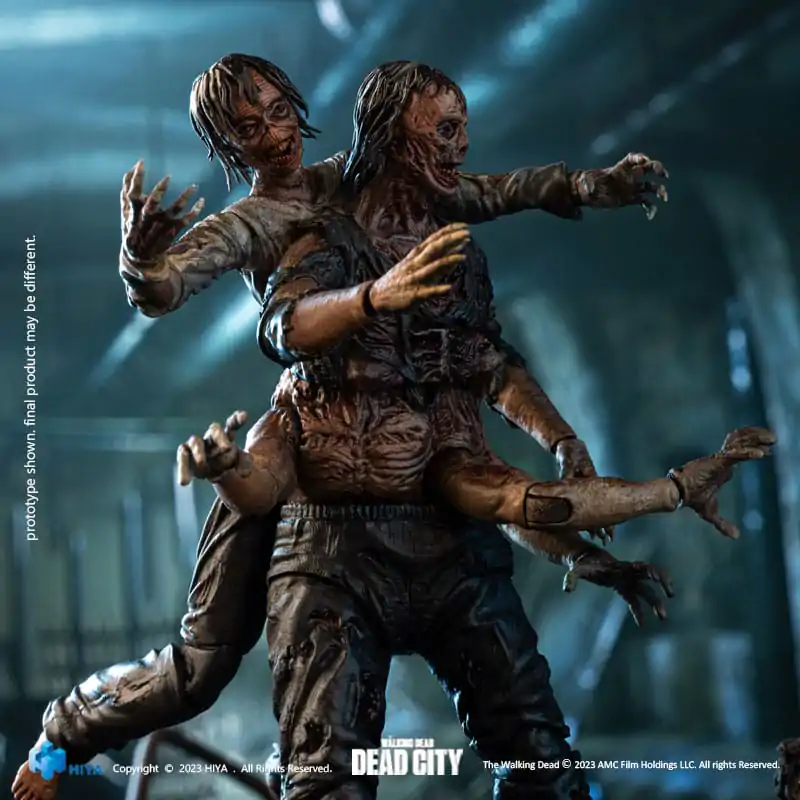 The Walking Dead Exquisite Mini akciófigura 1/18 Dead City Walker King 11 cm termékfotó