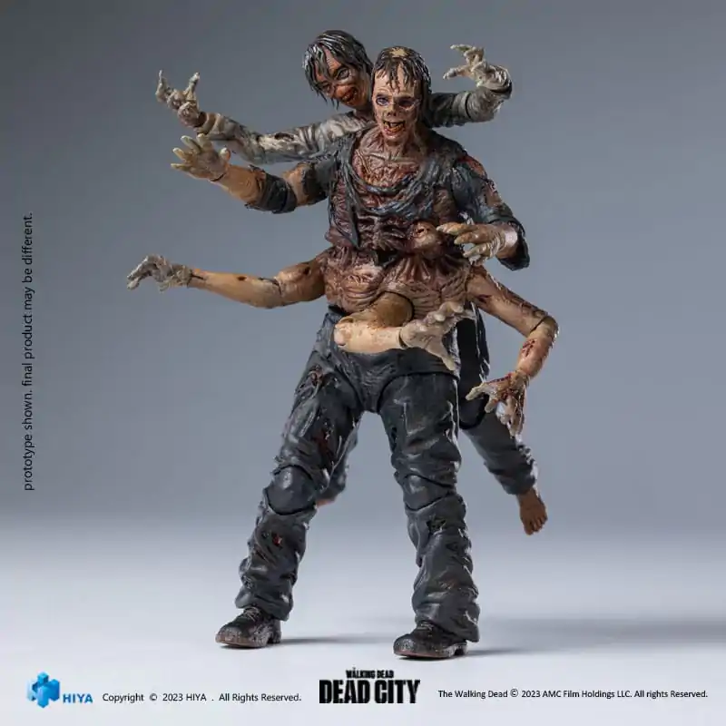 The Walking Dead Exquisite Mini akciófigura 1/18 Dead City Walker King 11 cm termékfotó