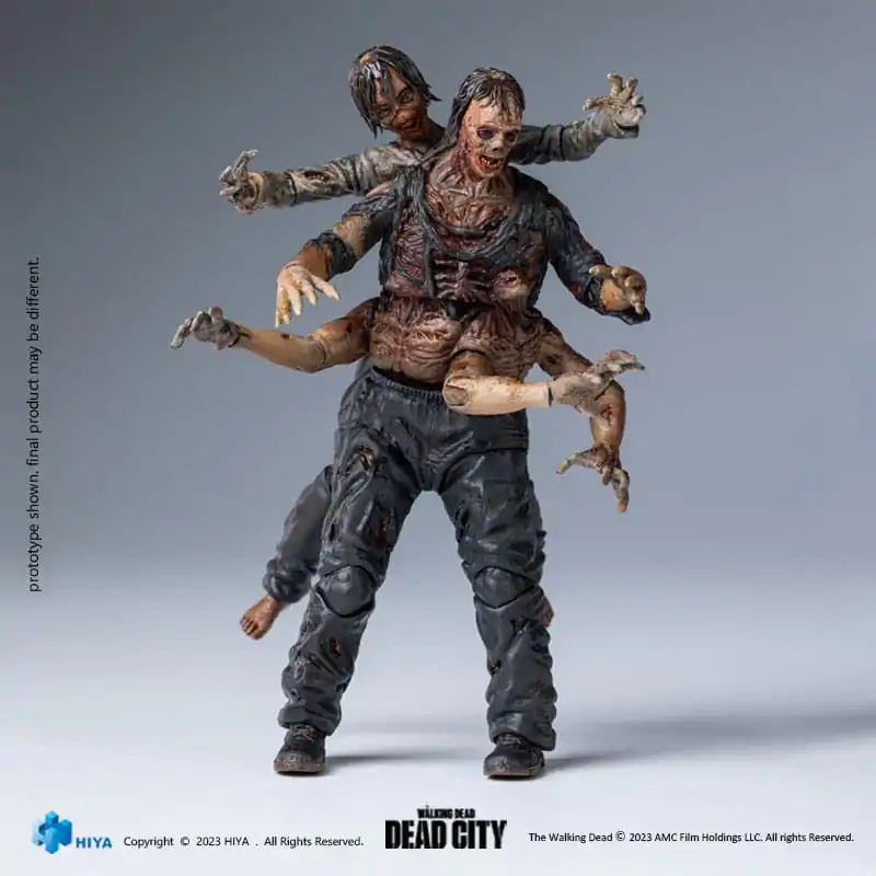 The Walking Dead Exquisite Mini akciófigura 1/18 Dead City Walker King 11 cm termékfotó