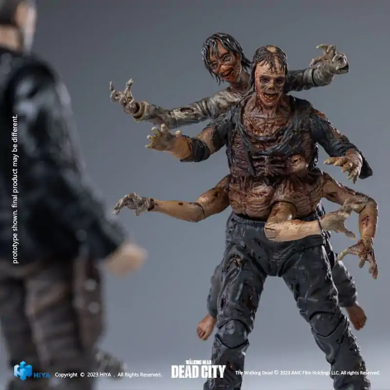 The Walking Dead Exquisite Mini akciófigura 1/18 Dead City Walker King 11 cm termékfotó