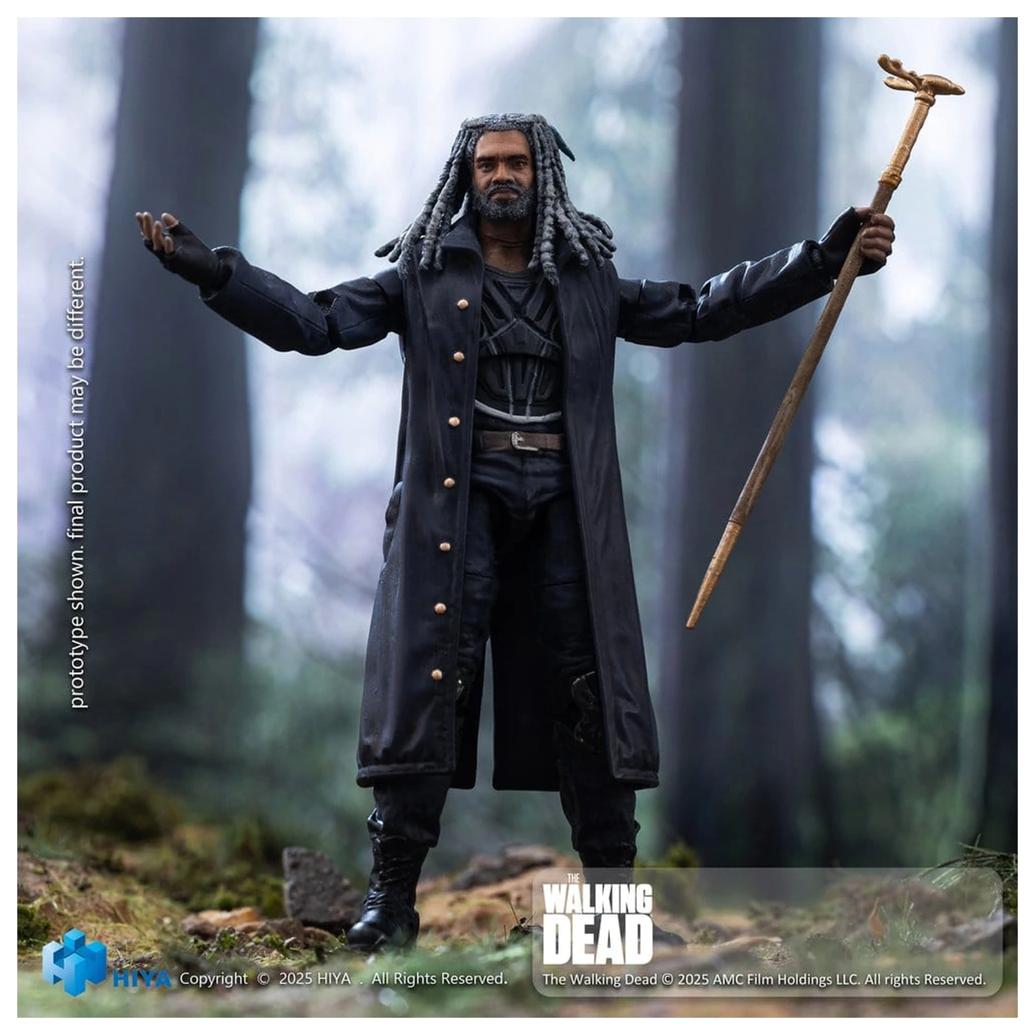 The Walking Dead Exquisite Mini Series akciófigura 1/18 Ezekiel 11 cm  termékfotó