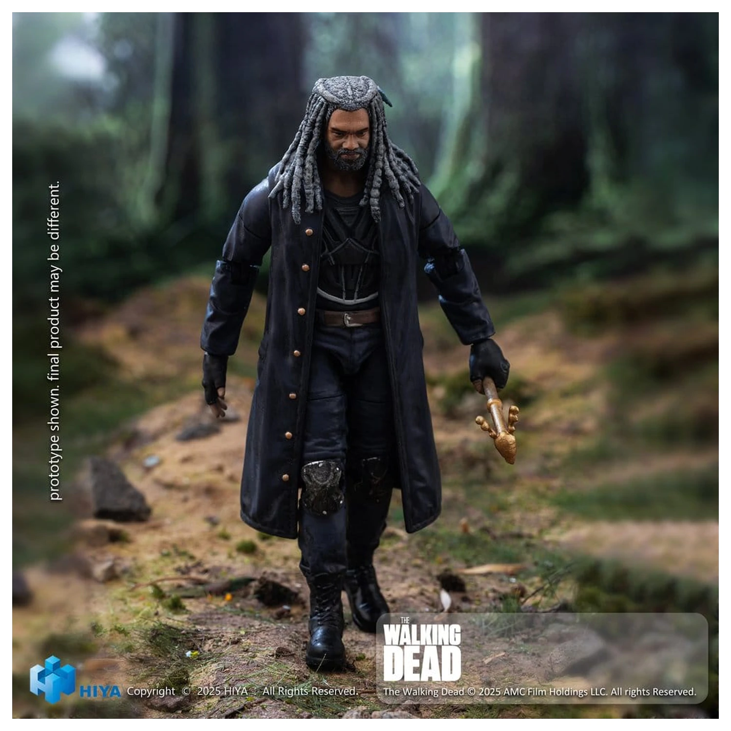 The Walking Dead Exquisite Mini Series akciófigura 1/18 Ezekiel 11 cm  termékfotó