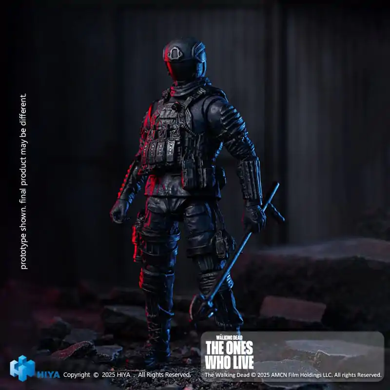 The Walking Dead: The Ones Who Lived Exquisite 1/18 CRM Soldier Mini akciófigura 10 cm termékfotó
