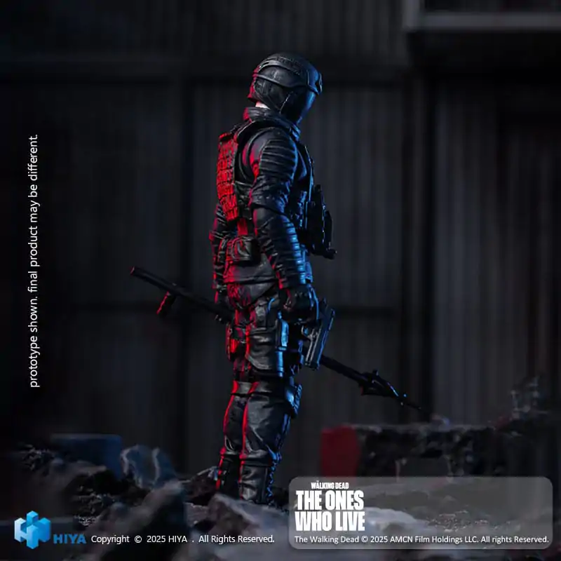 The Walking Dead: The Ones Who Lived Exquisite 1/18 CRM Soldier Mini akciófigura 10 cm termékfotó