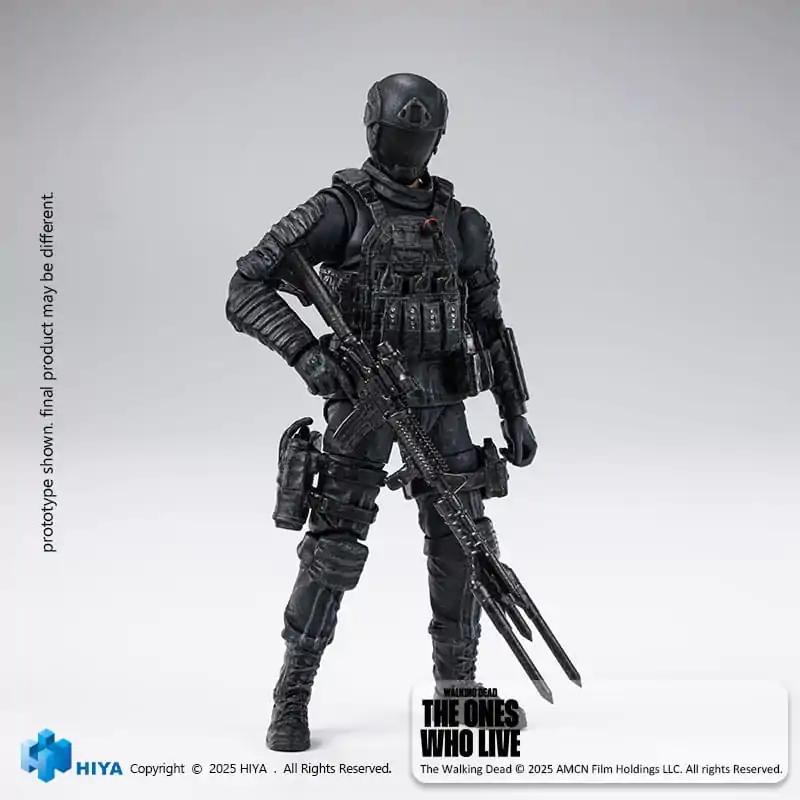 The Walking Dead: The Ones Who Lived Exquisite 1/18 CRM Soldier Mini akciófigura 10 cm termékfotó