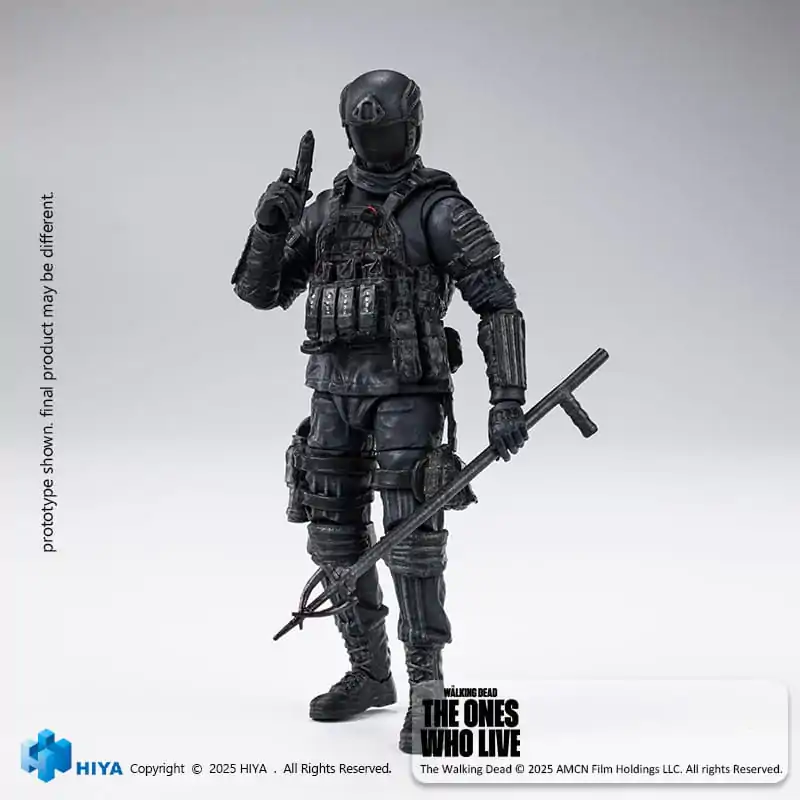 The Walking Dead: The Ones Who Lived Exquisite 1/18 CRM Soldier Mini akciófigura 10 cm termékfotó