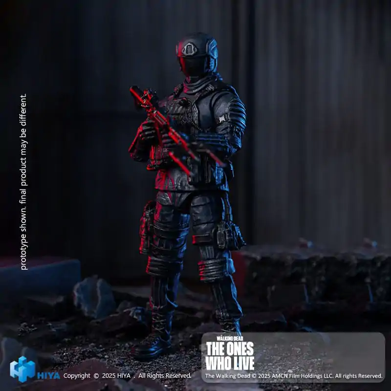 The Walking Dead: The Ones Who Lived Exquisite 1/18 CRM Soldier Mini akciófigura 10 cm termékfotó