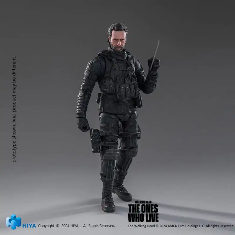 The Walking Dead: The Ones Who Lived Exquisite 1/18 Daryl Dixon Dark Eyes Walker Mini akciófigura 11 cm termékfotó