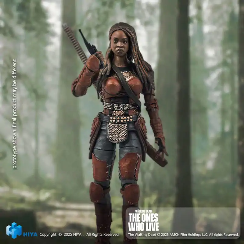 The Walking Dead: The Ones Who Lived Exquisite 1/18 Michonne Mini akciófigura 10 cm termékfotó