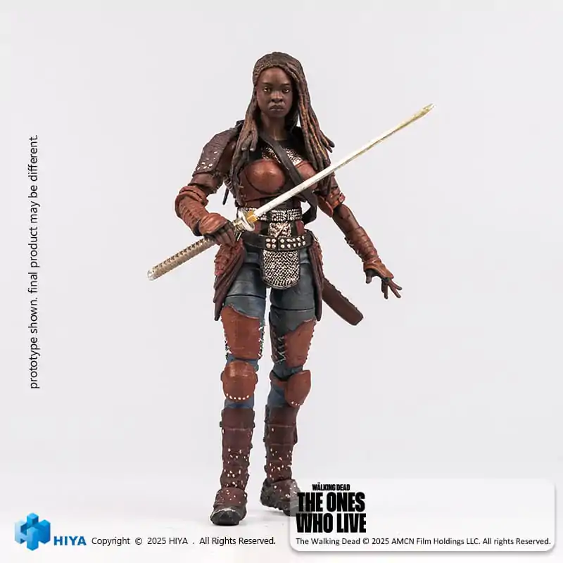 The Walking Dead: The Ones Who Lived Exquisite 1/18 Michonne Mini akciófigura 10 cm termékfotó
