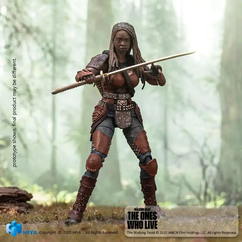 The Walking Dead: The Ones Who Lived Exquisite 1/18 Michonne Mini akciófigura 10 cm termékfotó