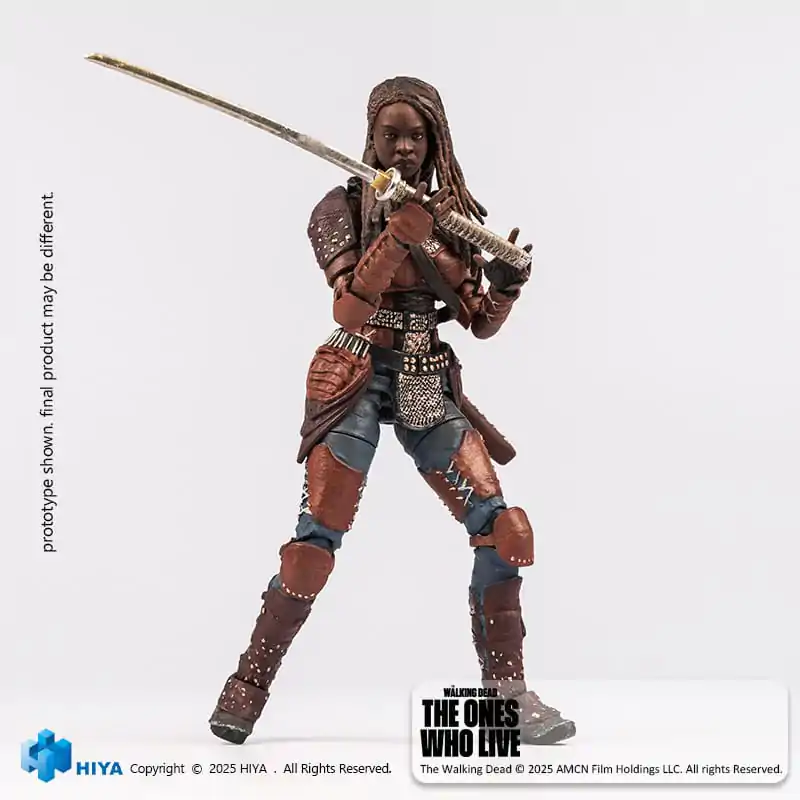 The Walking Dead: The Ones Who Lived Exquisite 1/18 Michonne Mini akciófigura 10 cm termékfotó