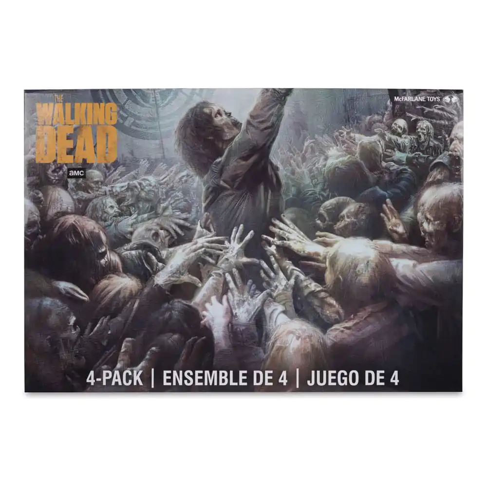 The Walking Dead Walkers 4 db-os akciófigura csomag 13 cm termékfotó