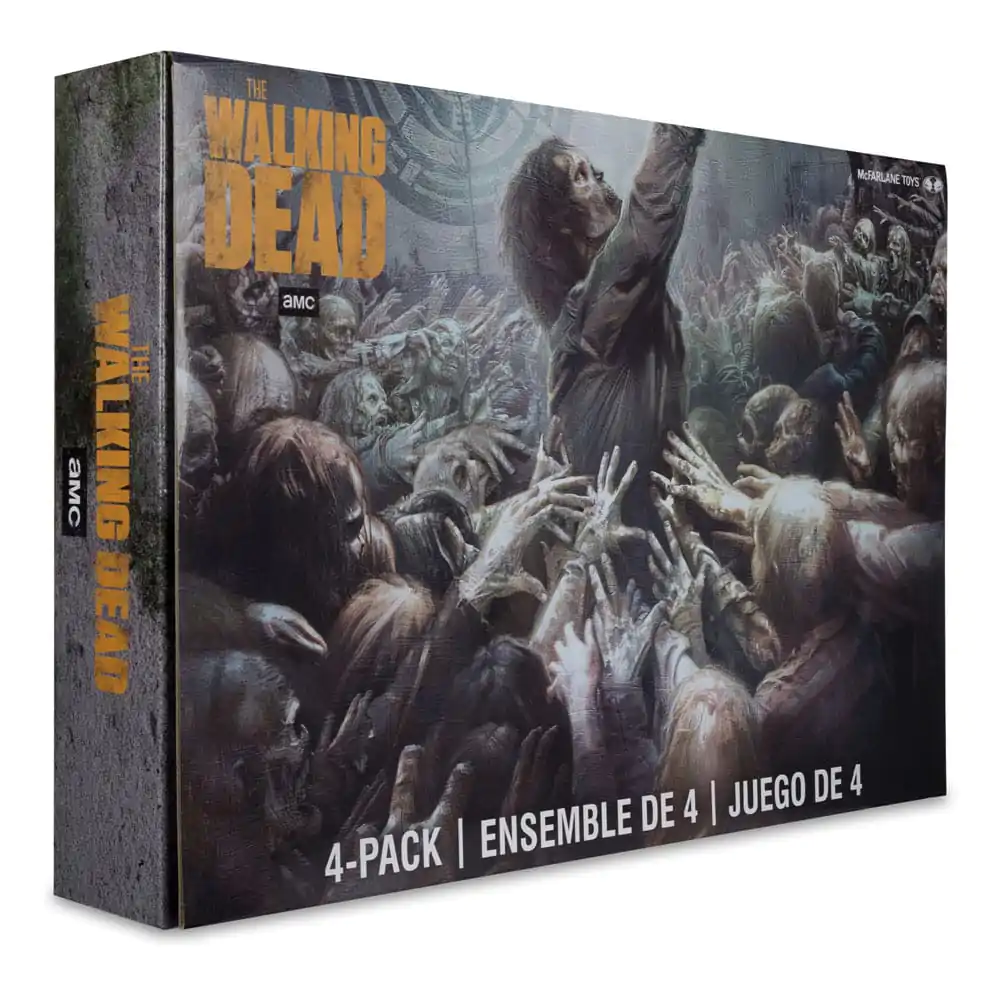 The Walking Dead Walkers 4 db-os akciófigura csomag 13 cm termékfotó