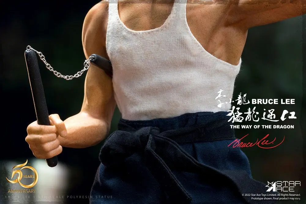 The Way of the Dragon My Favourite Movie 1/6 Tang Lung (Bruce Lee) (Deluxe Version) szobor figura 32 cm termékfotó