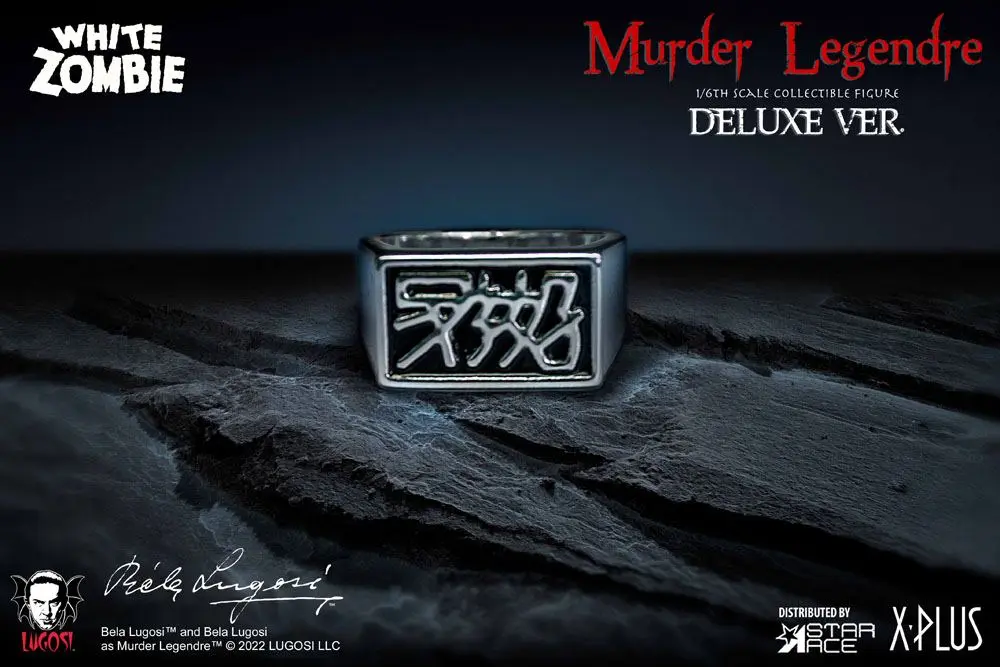 The White Zombie My Favourite Movie 1/6 Murder Legendre (Bela Lugosi) B&amp;W Version akciófigura 30 cm termékfotó